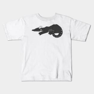 Sleeping Black Dragon Kids T-Shirt